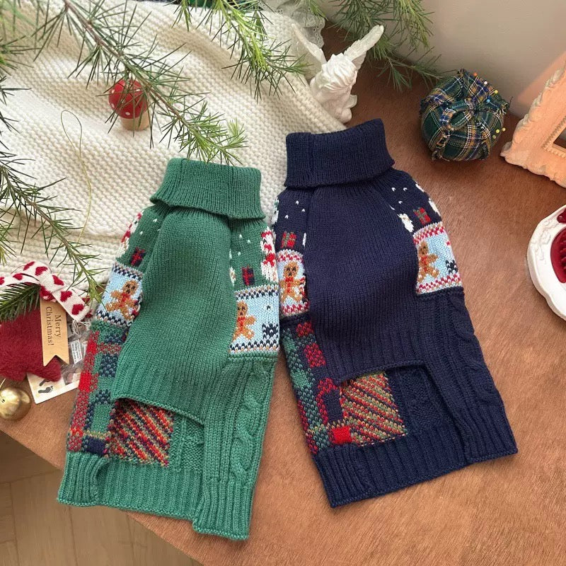 Christmas Pet Sweater – Cozy Holiday Knitwear for Dogs & Cats