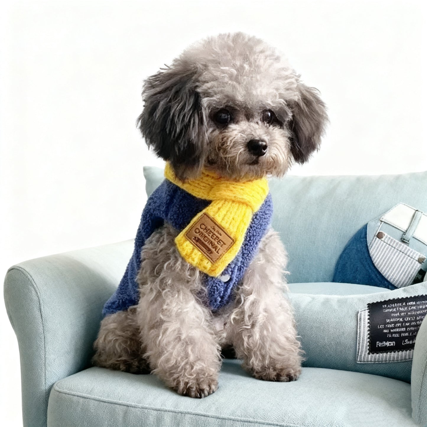 Knitted Pet Scarf – Cozy Winter Accessory for Dogs & Cats