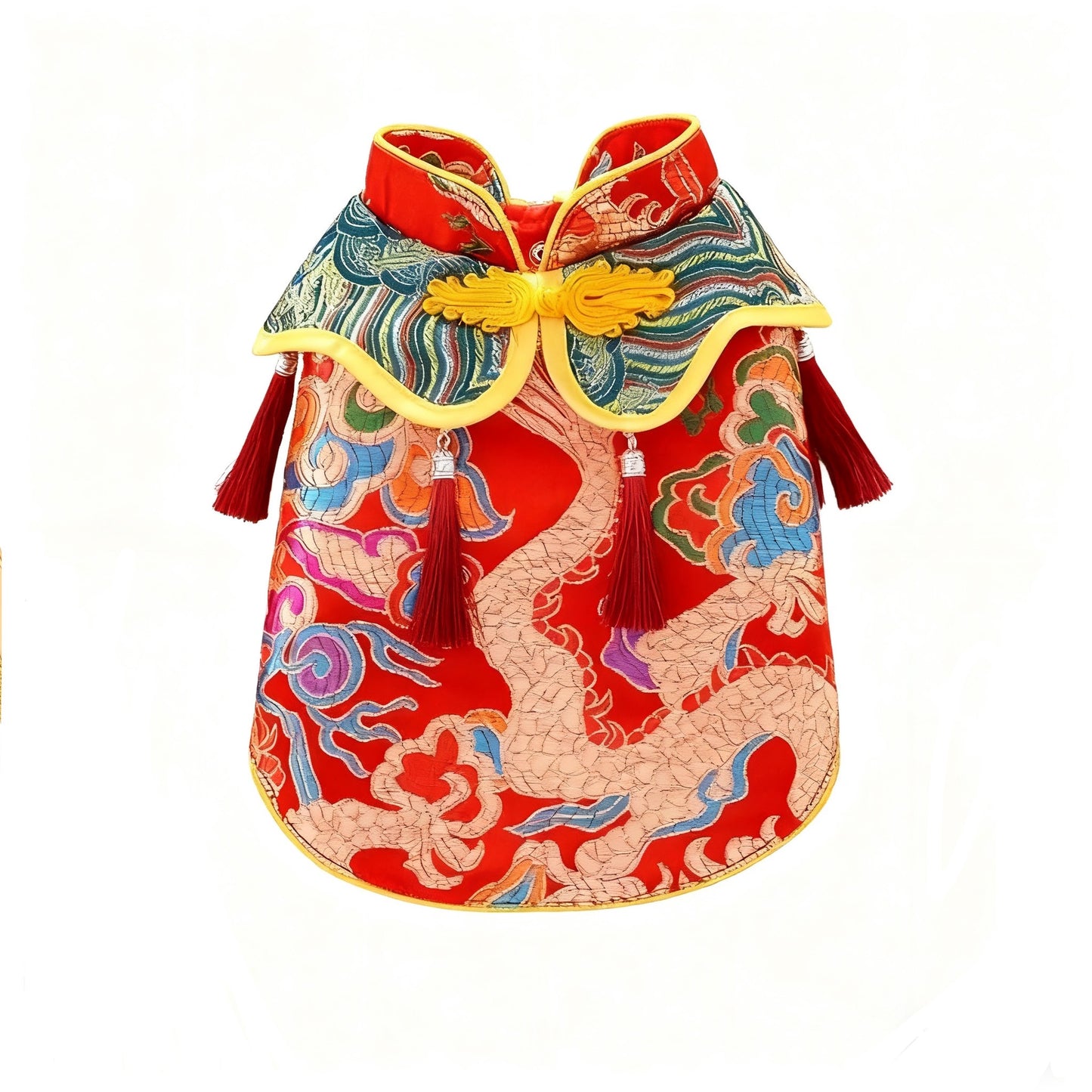 Chinese Style Pet Clothing – Traditional Festive Outfits for Dogs & Cats