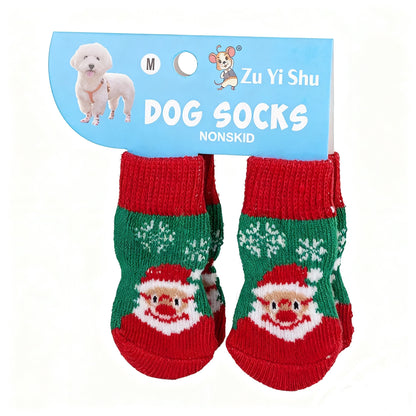 Christmas Pet Socks – Festive Non-Slip Socks for Dogs & Cats