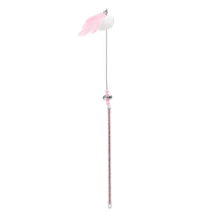 Cat Teaser Wand Set – 5-Piece Interactive Toy for Cats