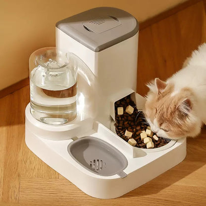 Automatic Pet Feeder & Water Dispenser – Food & Water Combo for Dogs & Cats