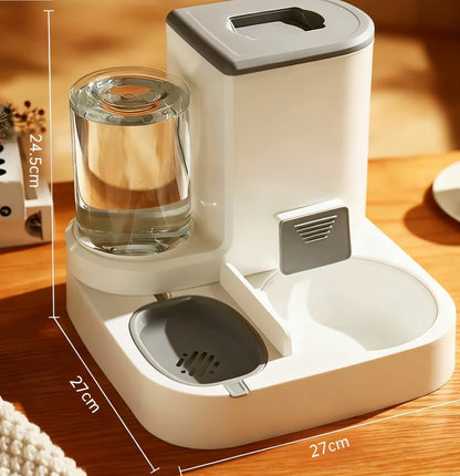 Automatic Pet Feeder & Water Dispenser – Food & Water Combo for Dogs & Cats