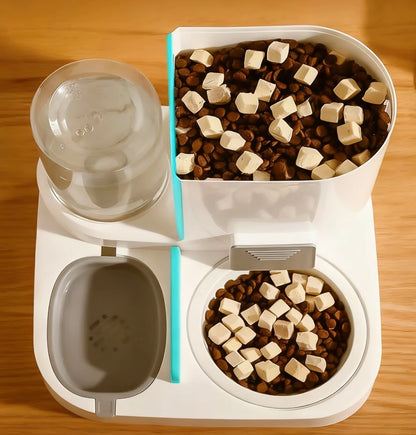 Automatic Pet Feeder & Water Dispenser – Food & Water Combo for Dogs & Cats