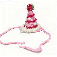 Strawberry Pet Hat – Cute Costume Accessory for Cats & Dogs