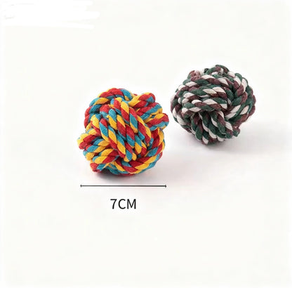 Rope Ball Pet Toy – Durable Chew & Play for Dogs & Cats