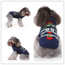 Christmas-Themed Pet Sweater – Cozy Holiday Outfit for Dogs & Cats