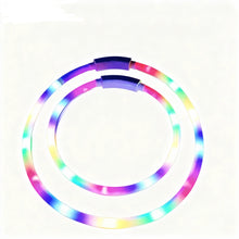 LED Pet Collar – USB Rechargeable Silicone Light-Up Necklace for Dogs & Cats