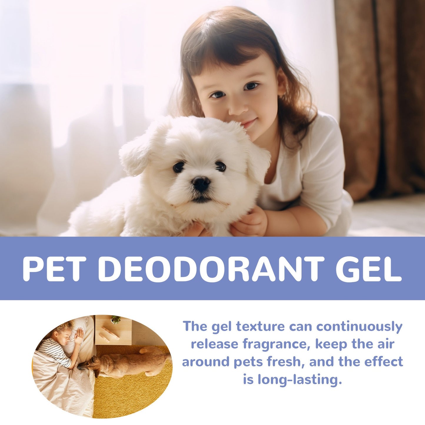 Pet Deodorant Gel – Long-Lasting Odor Eliminator for Homes & Litter Areas