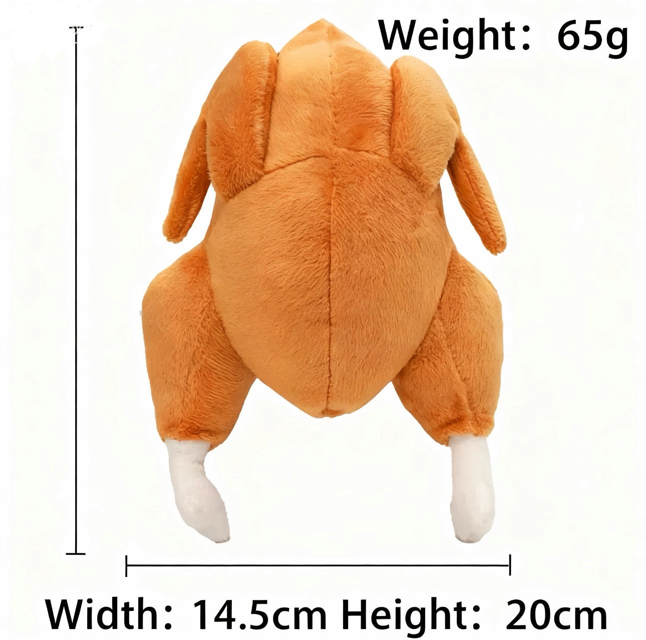 Turkey Squeaky Dog Toy – Durable Chew Toy for Dogs of All Sizes