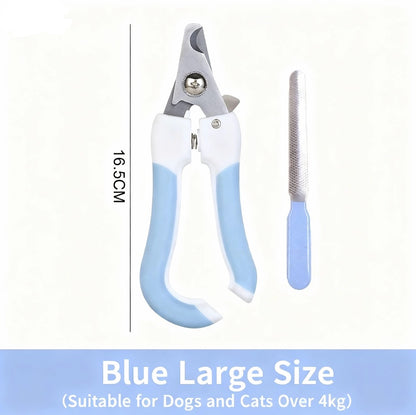 Pet Nail Clippers with Safety Guard – Easy, Precise & Comfortable Grooming for Dogs and Cats