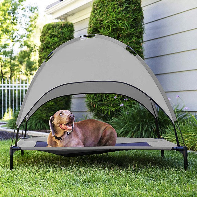 Pet Tent Dog House with Sunshade – All-Season, Washable & Scratch-Resistant