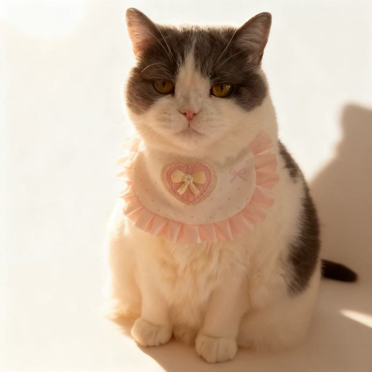 Maid-Style Pet Bandana – Cute Lace Bib for Dogs & Cats