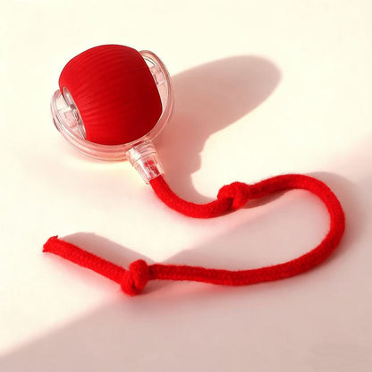 Electric Interactive Cat Ball – Rechargeable Self-Play Toy with Silicone Shell