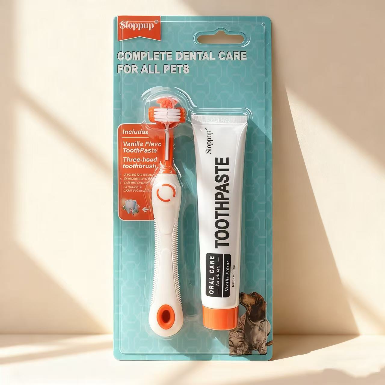 Pet Toothpaste & Toothbrush Set – Easy Daily Dental Care for Dogs & Cats