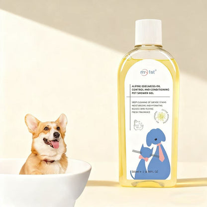 Antibacterial Pet Shampoo – Mite-Removing & Long-Lasting Fragrance for Dogs & Cats