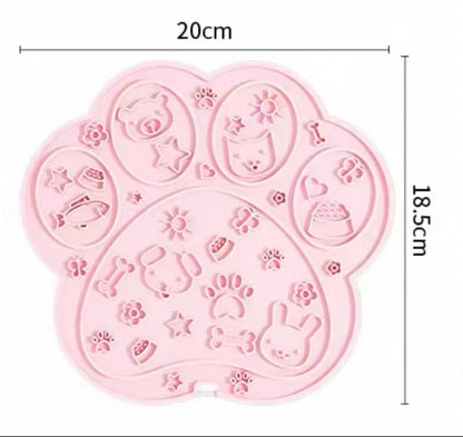 Pet Silicone Lick Mat – Slow Feeder with Non-Slip Design for Dogs & Cats