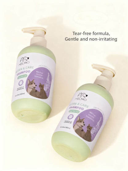 Lavender Pet Shampoo – Gentle, Moisturizing & Tear-Reducing Wash for Dogs & Cats