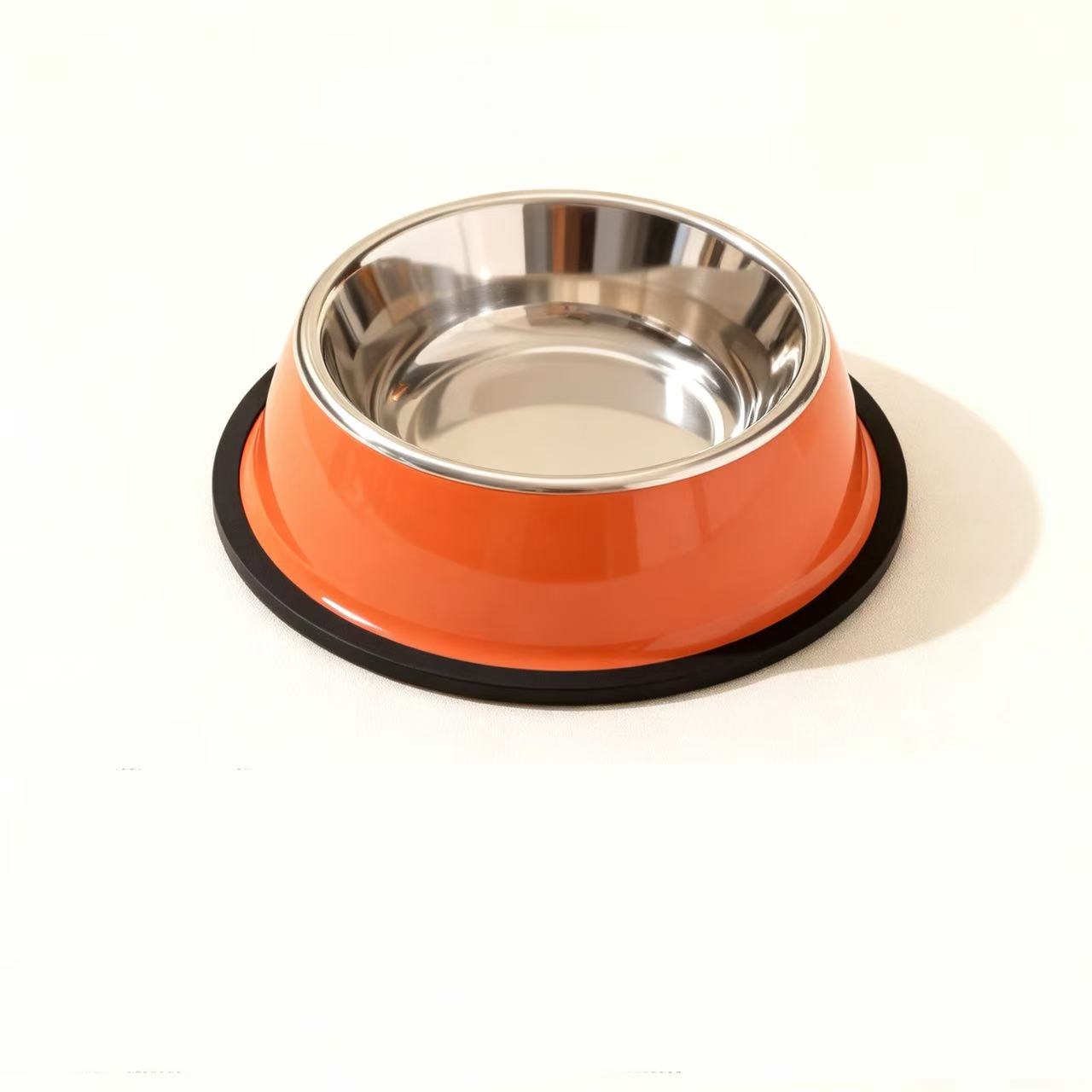 Stainless Steel Pet Bowl – Durable Non-Slip Feeder for Dogs & Cats