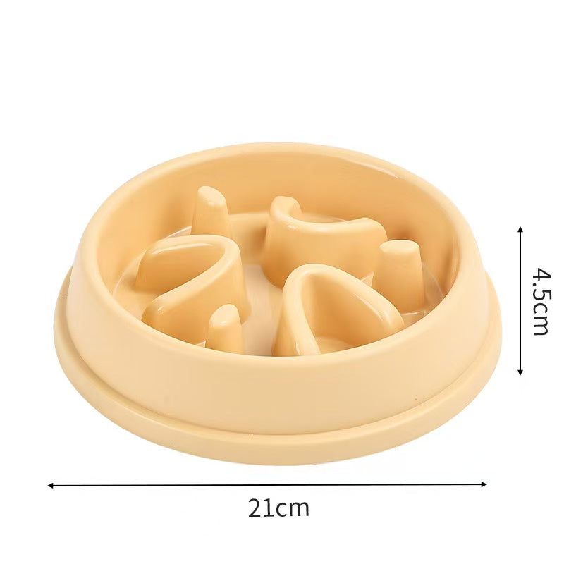 Pet Slow Feeder Bowl – Anti-Choke Non-Slip Feeder for Dogs & Cats