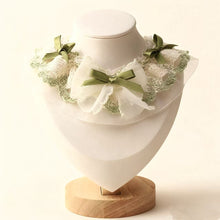 Lace Pet Bandana – Elegant Bib with Lace Trim for Dogs & Cats