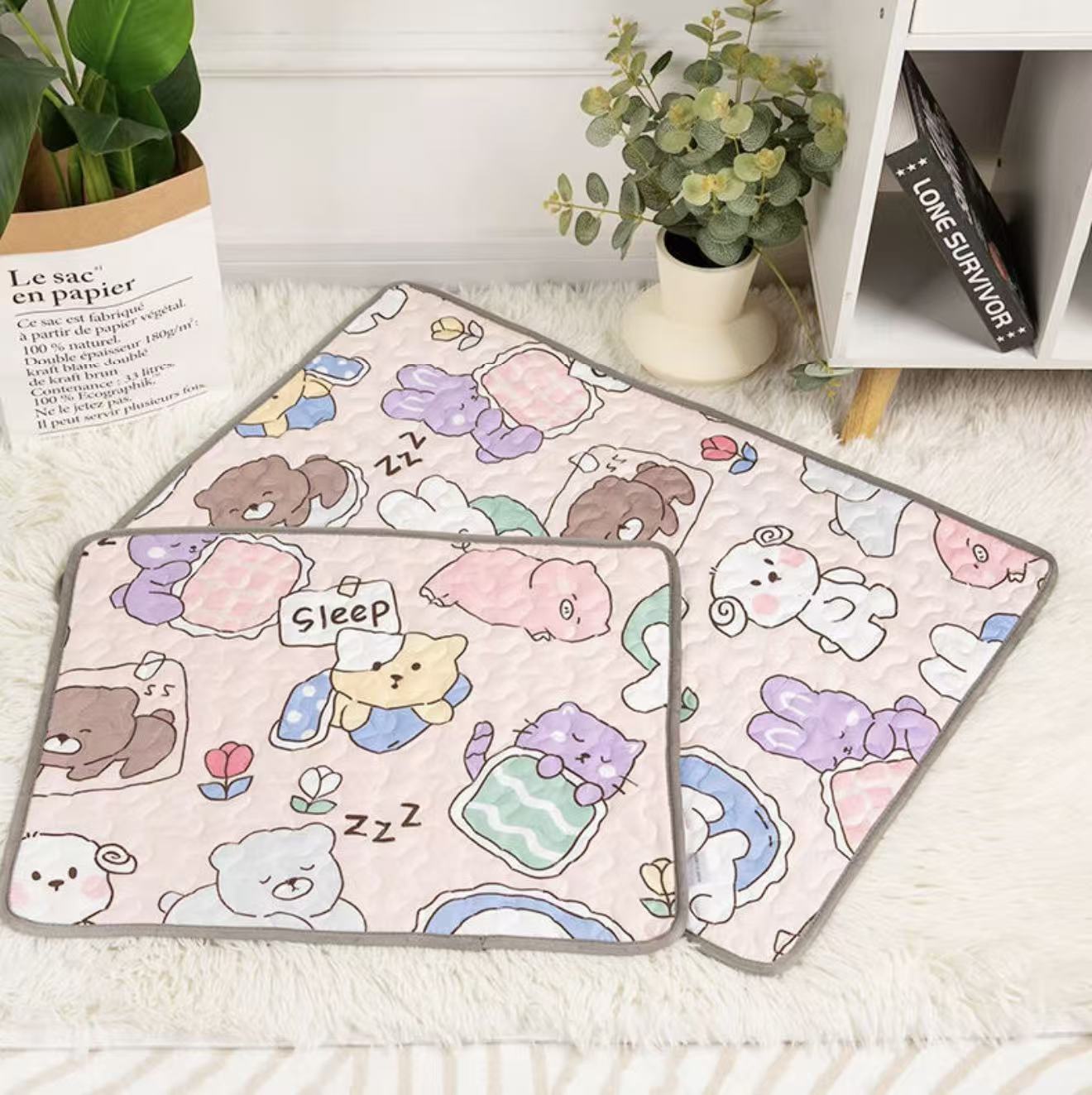 Four-Season Pet Mat – Soft, Non-Slip Bed Pad for Dogs & Cats